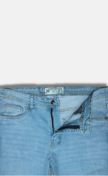 Men's Light Wash Slim Fit Jeans